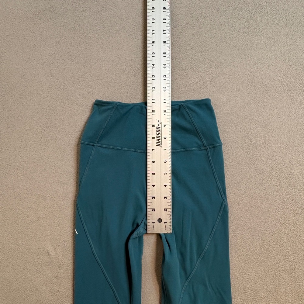ACTA Wear Womens High Waisted Activewear Leggings Teal Blue Size Medium - Picture 7 of 8